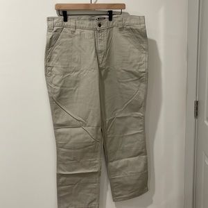Carhartt men’s flex relaxed fit canvas work pant size 38x32
